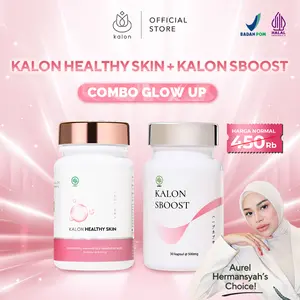 [PAKET GLOW UP] Kalon SBOOST + Kalon Healthy Glow Skin Capsule | Suplemen Kecantikan Kulit