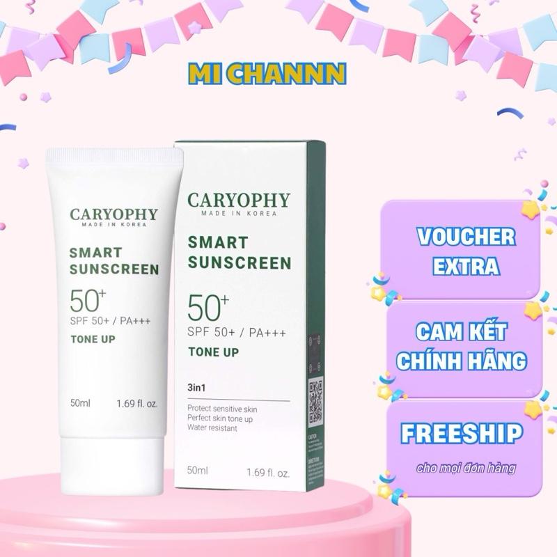  CHÍNH HÃNG Kem chống nắng nâng tông Caryophy Tone Up Sunscreen phù hợp da dầu mụn da nhạy cảm