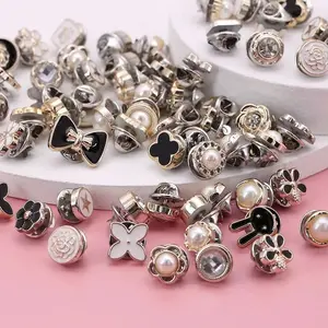 SC - Mini Bross 10 Pcs Pin Hijab dan Baju Klip Kecil Aksesoris Fashion