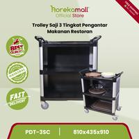 Gambar Trolli Saji Makanan Trolley Pengantar Makan Dinning Stand Cabinet MUTU PDT3SC PDT3LC - Troli Besar dari horekamall Kota Administrasi Jakarta Barat 2 Tokopedia