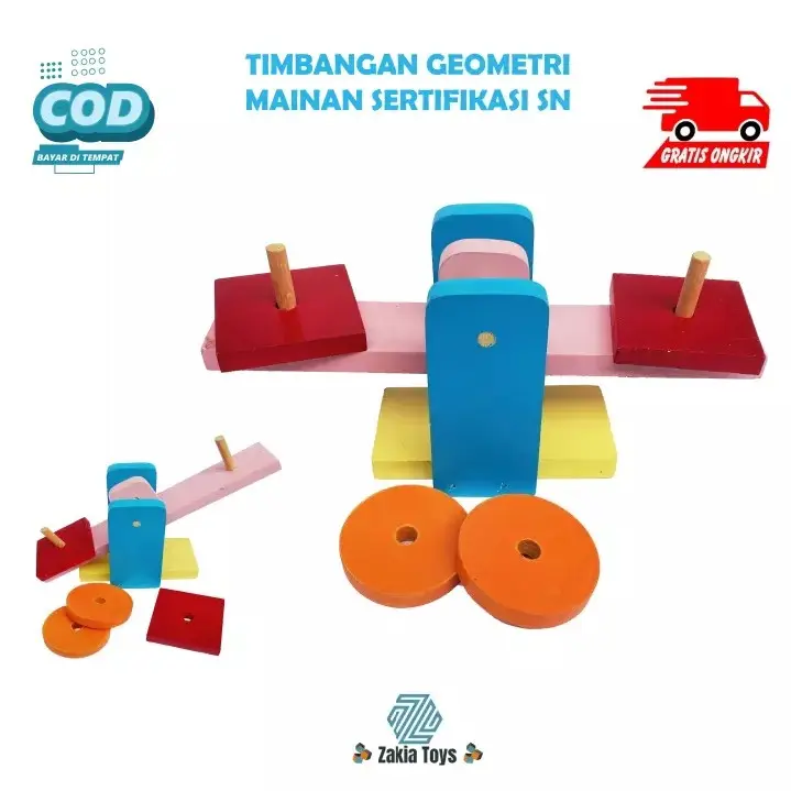 Mainan edukasi anak - mainan timbangan geometri - mainan edukasi anak 2 tahun - mainan edukasi anak 3 tahun - mainan kayu