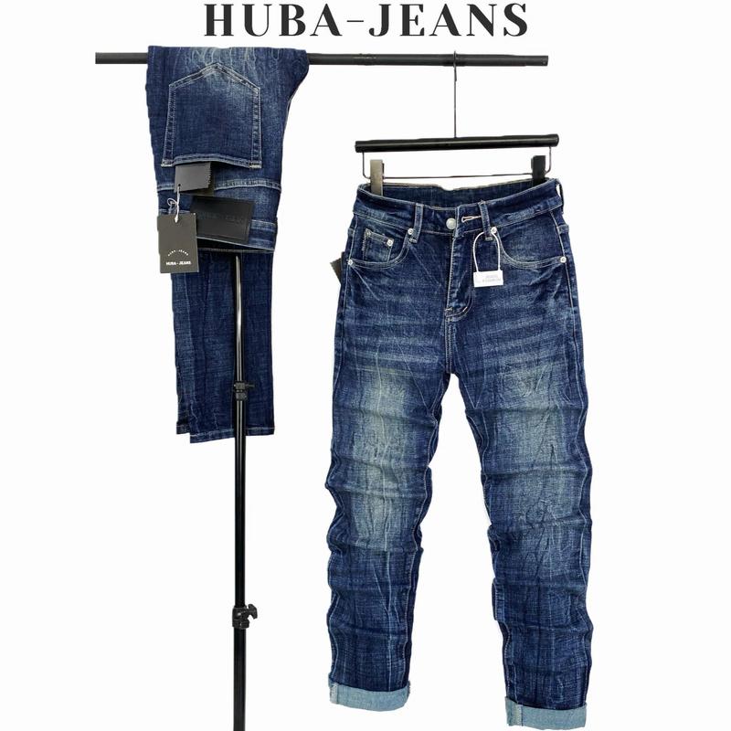  HUBA JEANS Quần Jeans Nam Slimfit Có Túi Denim Chất Liệu Cao Cấp Co Giãn Tốt Thoải Mái Khi Mặc Phù Hợp Nam Hiện Đại 