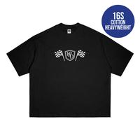 Gambar HLPD Weirdworld 16S Heavyweight Boxy Tee - Overdrive				 - BLACK, S dari HLPD WeirdWorld Kota Bandung 2 Tokopedia