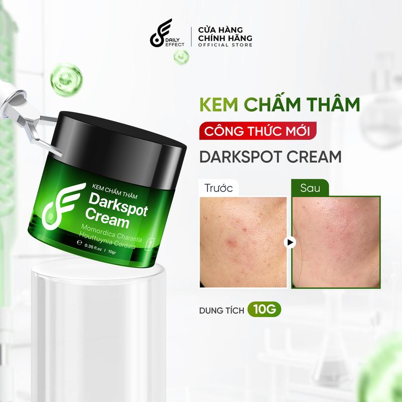   Kem Giảm Thâm Sau Mụn  DAILY EFFECT Daily Dark Spot Cream  10g   hỗ trợ cải thiện vết thâm đen đỏ & liền sẹo  