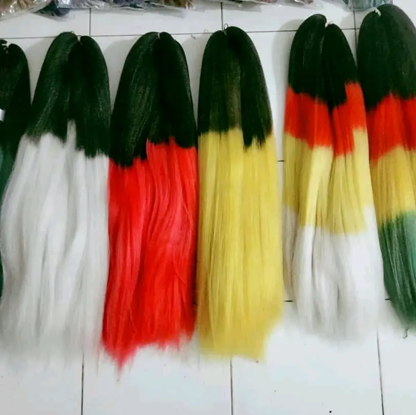 RAMBUT SAMBUNG sintesis 2 warna #rambutsambung #rambutkepang #gimbal #rambutpremium#wig#rambutpalsu# Aksesoris