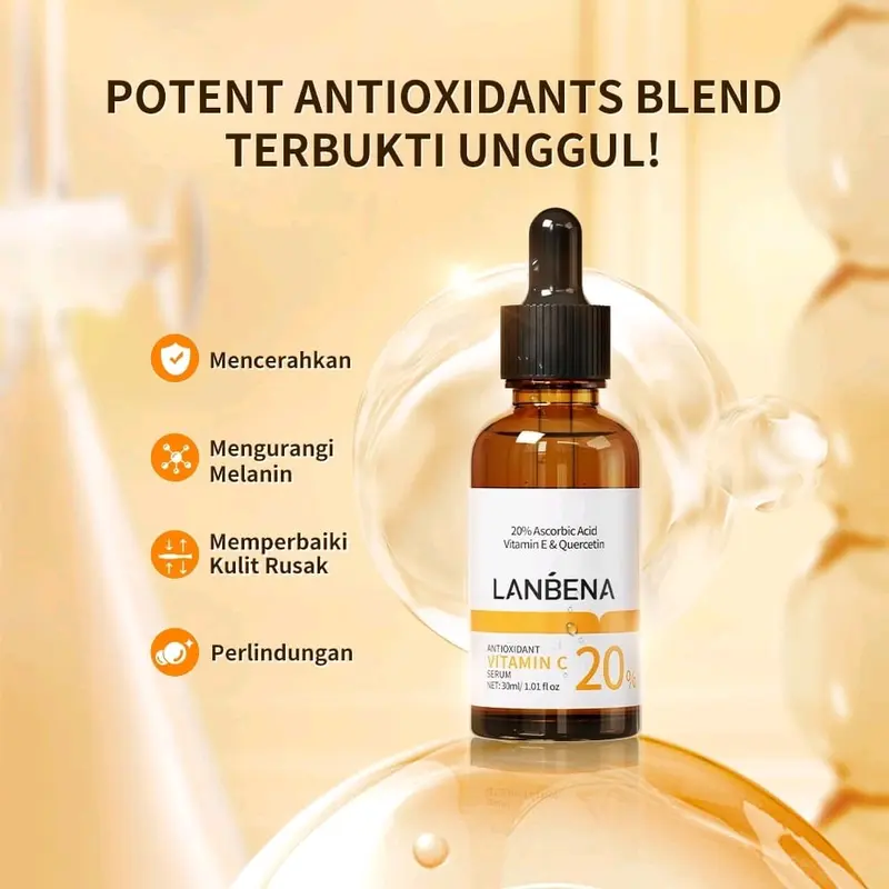 (BPOM) LAMBENE 20% VITAMIN C MUrni vitamin c serum antioxidant anti-aging serum 1