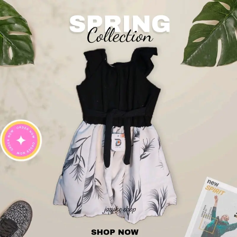 Dress anak perempuan lucu usia 1-3 tahun Anak-Anak 1