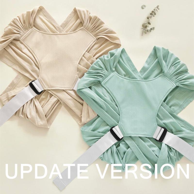 Product Introduction of Upgrade 1 Size Fit All Adjustable AirMesh Baby Carrier Wrap Newborn Flexible Carrier Infant Carrier S-4XL 4