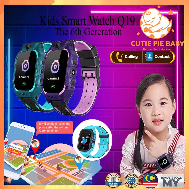 Q19 Kid Children Smart Watch Water Resistant IP64 LBS Location Tracking Camera Call Jam Pintar Anak Budak