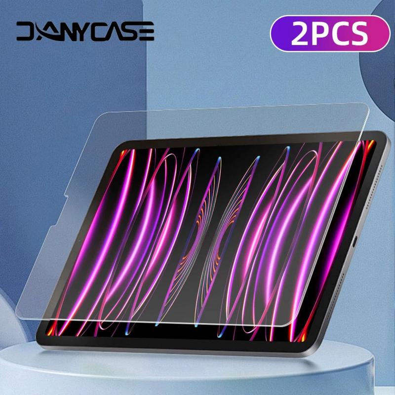 2Pcs Tempered Glass Screen Protector For Ipad Pro 13 12.9 11 6th M4 M2 Air 6 5…