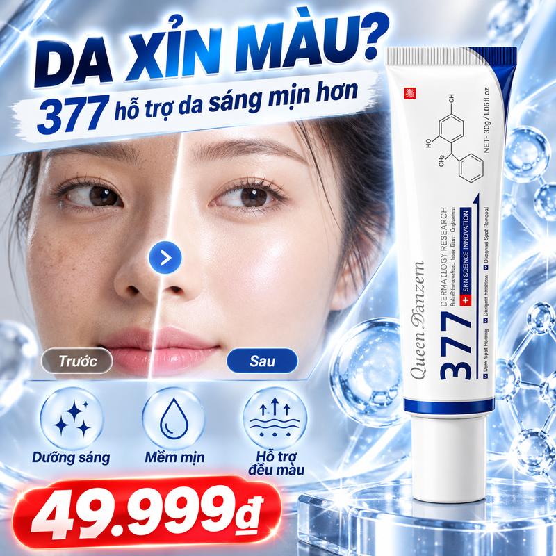 Kem Massage Mặt 377 Dưỡng Sáng Da, Hỗ Trợ Mờ Thâm Sạm, Cấp Ẩm Mềm Mịn, Chăm Sóc Làn Da Cho Nam Nữ