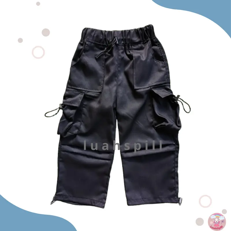 Celana Karina Cargo Anak Perempuan  Laki-Laki 2 in 1 Buat usia 1-13 Tahun Unisex 6