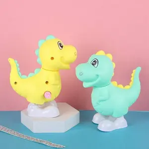 Mainan Anak Dinosaurus Kunci Putar Berjalan Dino - Mainan Lucu dan Menggemaskan untuk Anak-anak - Remote, Toy
