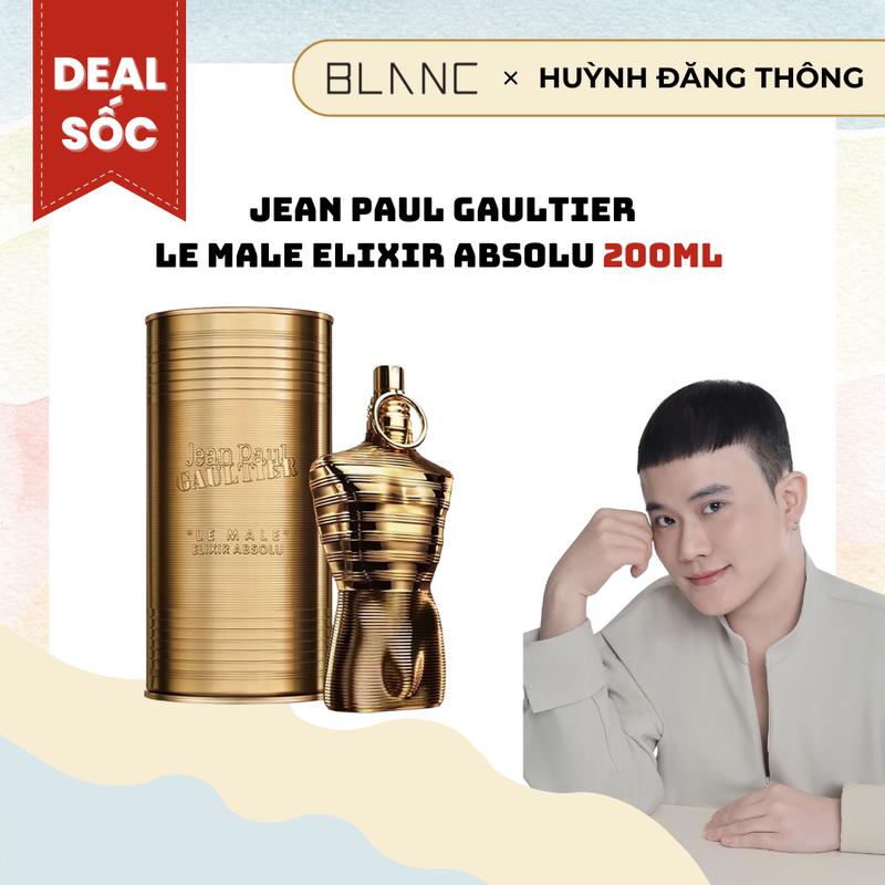   ĐỘC QUYỀN HUYNHDANGTHONG  Nước Hoa Nam Jean Paul Gaultier Le Male Elixir Absolu Parfum 200ml Perfume Cosmetic Xịt Thơm 