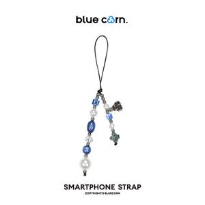 Bluecorn Galaxy Pearl Shine Handmade Double-Tail Phone Strap & Charm