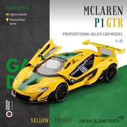 Mondo Motors, MC LAREN P1 GTR, Modello in Scala 1: 14, fino a 10 km/h di Velocità, Auto Giocattolo per Bambini 63882