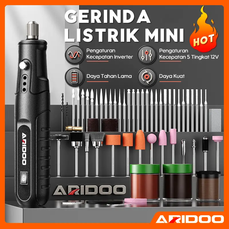 Bor Mini bor mini listrik 12V 231pcs Grinder Set Mesin Gerinda Poles Elektrik Alat Ukir Grafir
