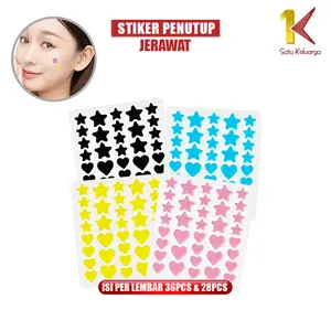 [COD] SK K182 Stiker Penutup Jerawat Isi 36pcs 28pcs Lucu