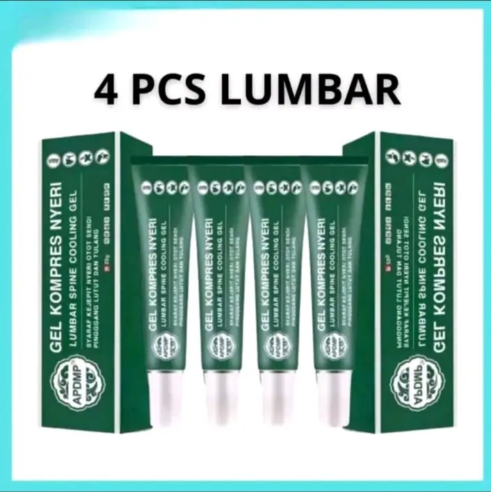 PAKET  4 PC CREAM LUMBAR SPINE COLLING GEL COMPRESS DINGIN GEL. cod