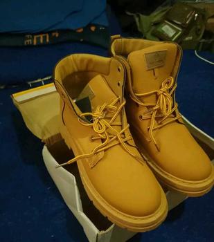 Product Review of 2025 Sepatu Import Boots Martin Tahan Aus Dan Tahan Air High  Bots Pria Vintage Keren Jungle Boat from H**y 0