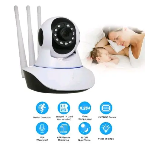 IP CAMERA CCTV WIFI BABY CAM V380 CAMERA IP CAM V380 PRO