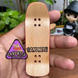SANDWICH 5PLY - Old Skool Shape Blank Deck Fingerboard