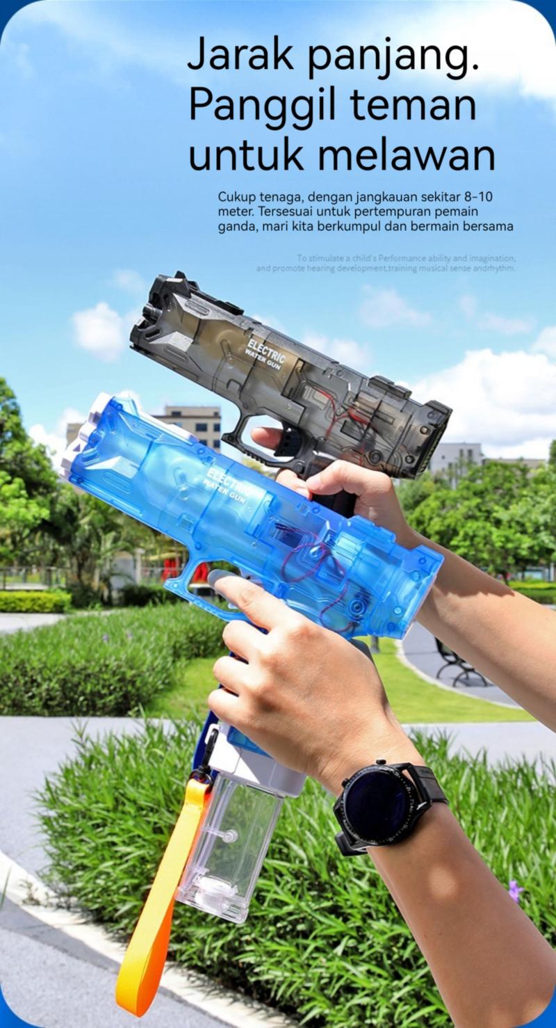 Product Introduction of （COD) COOLFOX TOYS  Mainan anak laki-laki penyiram listrik anak-anak mainan air jarak jauh berkapasitas besar yang kuat 4