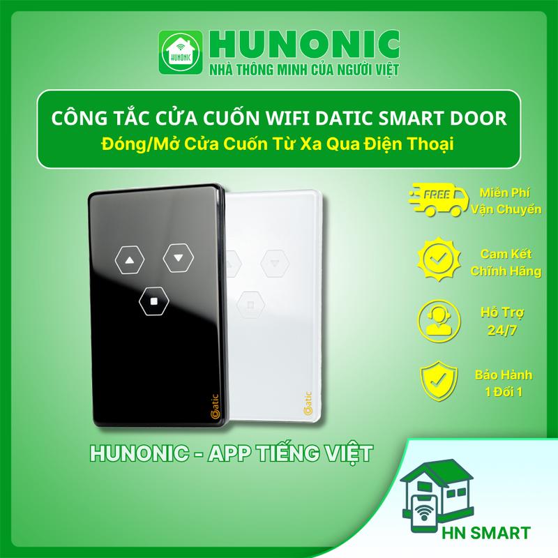 Hunonic Công Tắc Cửa Cuốn Thông Minh Wifi Datic Smart Door Điều Khiển Từ Xa Qua Điện Thoại An Toàn Tiện Lợi