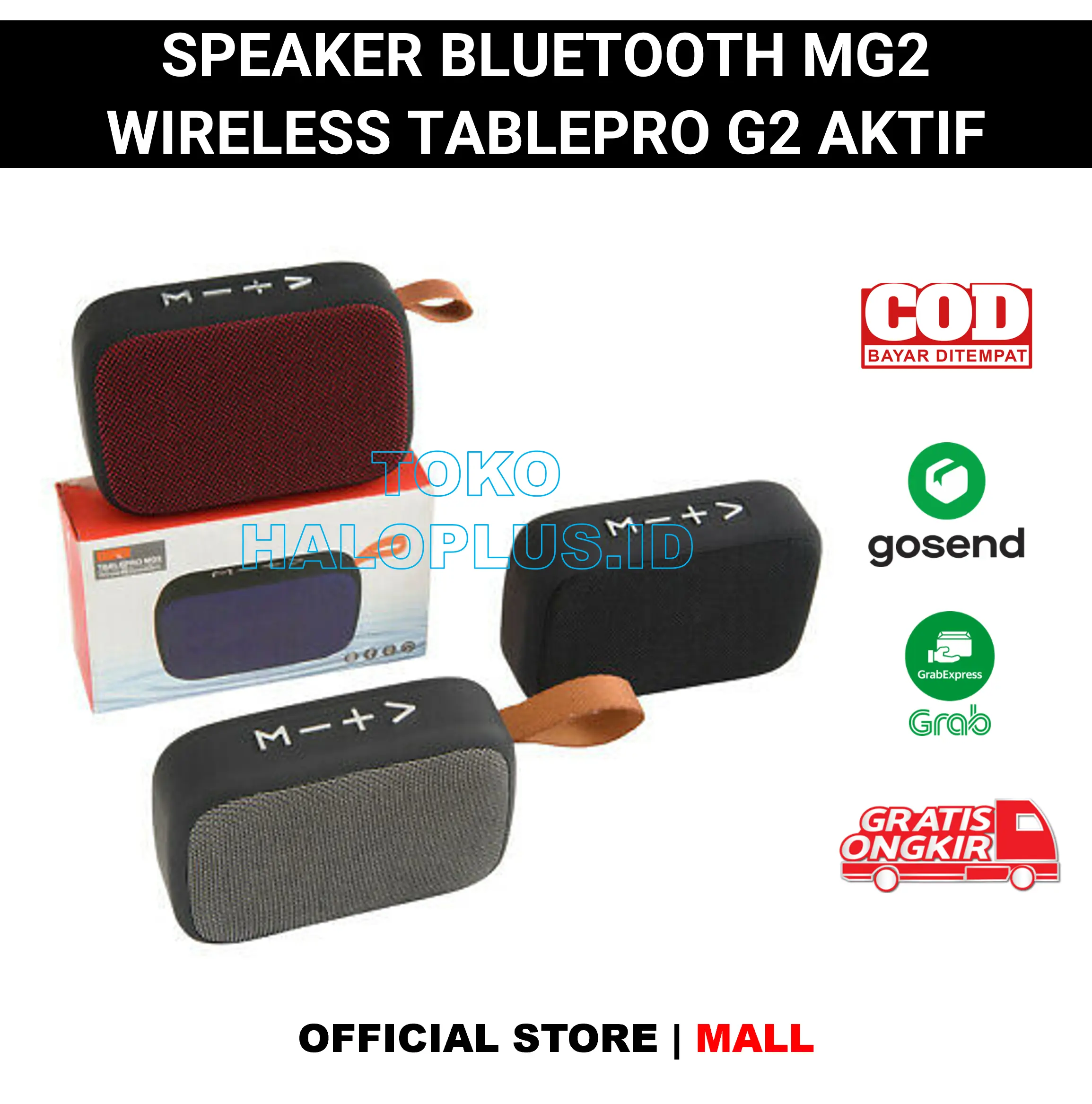 MG2 Speaker Mini Wireless Bluetooth Portabel Speaker Meja Tablepro G2 Full Bass USB Port dan TF Card