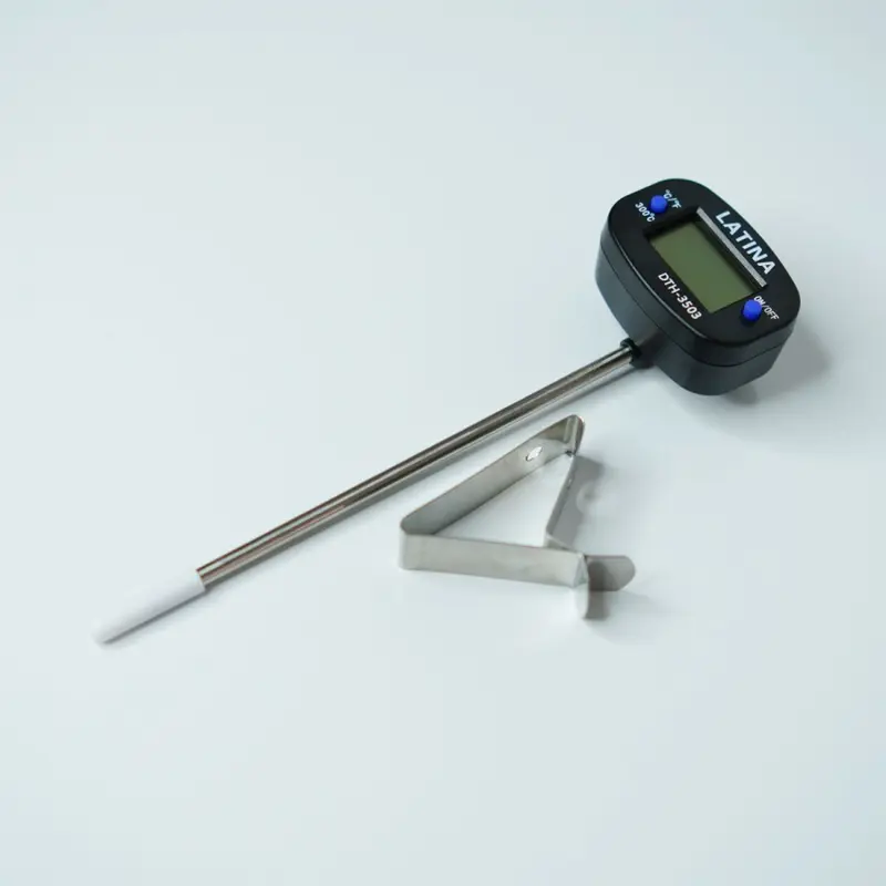 Latina FENNEC digital coffee food thermometer w/ clip Tilt tekuk 180° 2