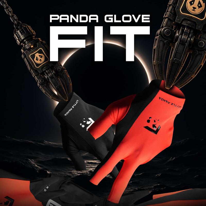 Găng Tay Bida Little Panda FIT | Co Giãn 4 Chiều, Ôm Tay, Trơn Mượt | Mạnh Bóng Đêm Studio