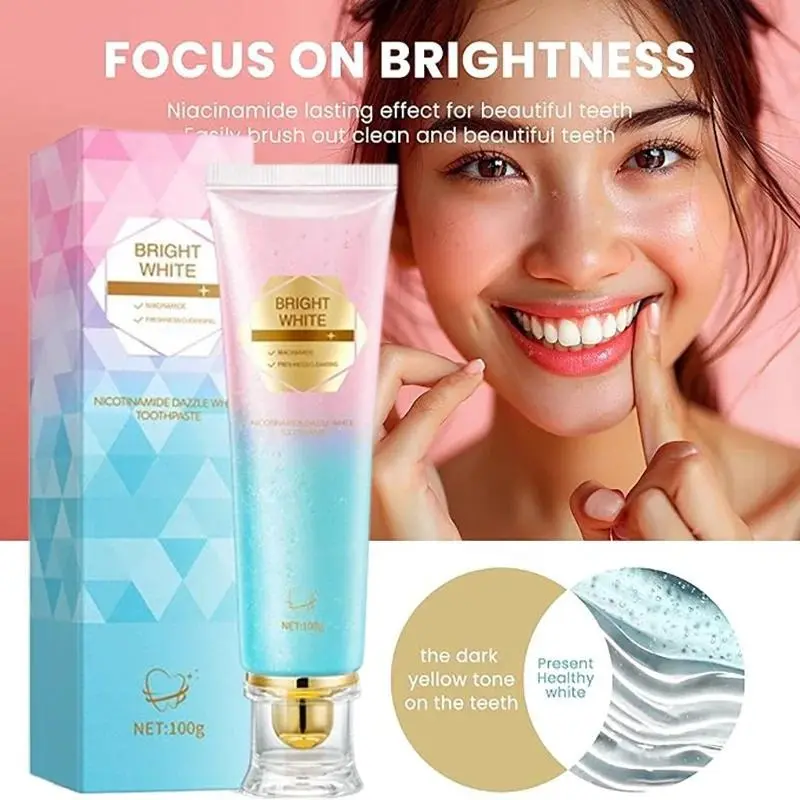 HUNMUI 【Triple Whitening】Niacinamide Whitening Toothpaste Mint