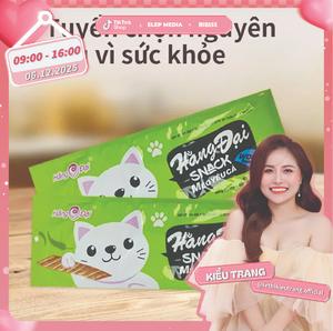 Hằng Đại Combo 30 Gói Snack Mèo Yêu Cá Hằng Đại Hương Vị Ngọt Cay Nhẹ Thành Phần Bột Mì & Dầu Thực Vật Khối Lượng 26g/Túi Thơm Ngon & Dai Mềm Như Thịt Nướng doanvat anvat comboanvat
