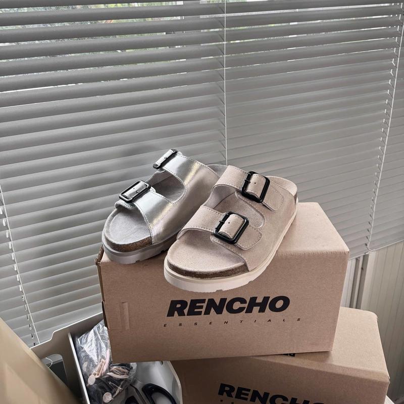 Dép RENCHO DUAL DOUBLE STRAPS hai quai cao 5cm đế trấu định hình lòng bàn chân chống trơn trượt tăng chiều cao nam nữ