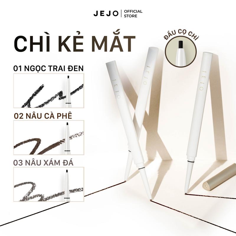 【XinChao Bút Chì Kẻ Mắt, JEJO, Mịn Màng, Chống Nước, Chống Nhòe, Lâu Trôi, 0,05g, Mỹ Phẩm Trang Điểm, Bút Kẻ Mắt Nữ