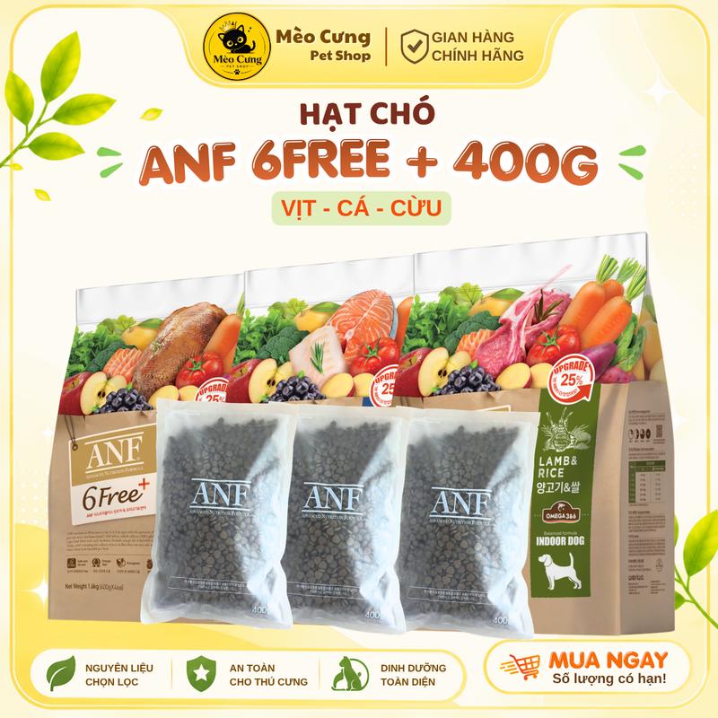 Hạt Chó Trên 4 Tháng ANF 6Free Plus Hữu Cơ