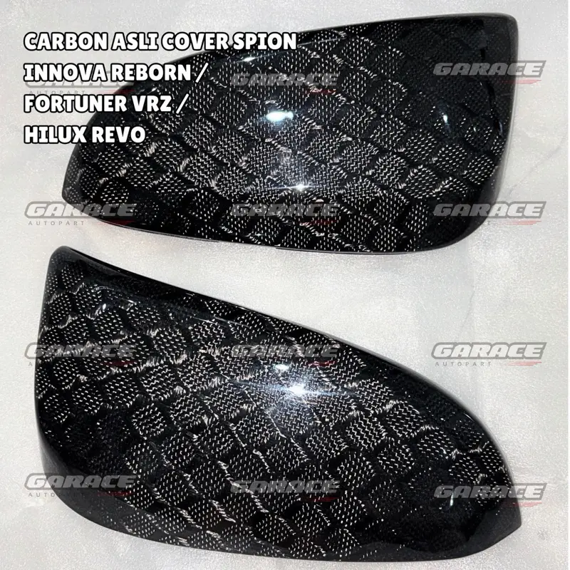 Cover Spion CARBON ASLI Innova Reborn / Fortuner VRZ / Hilux Revo Carbon Mobil