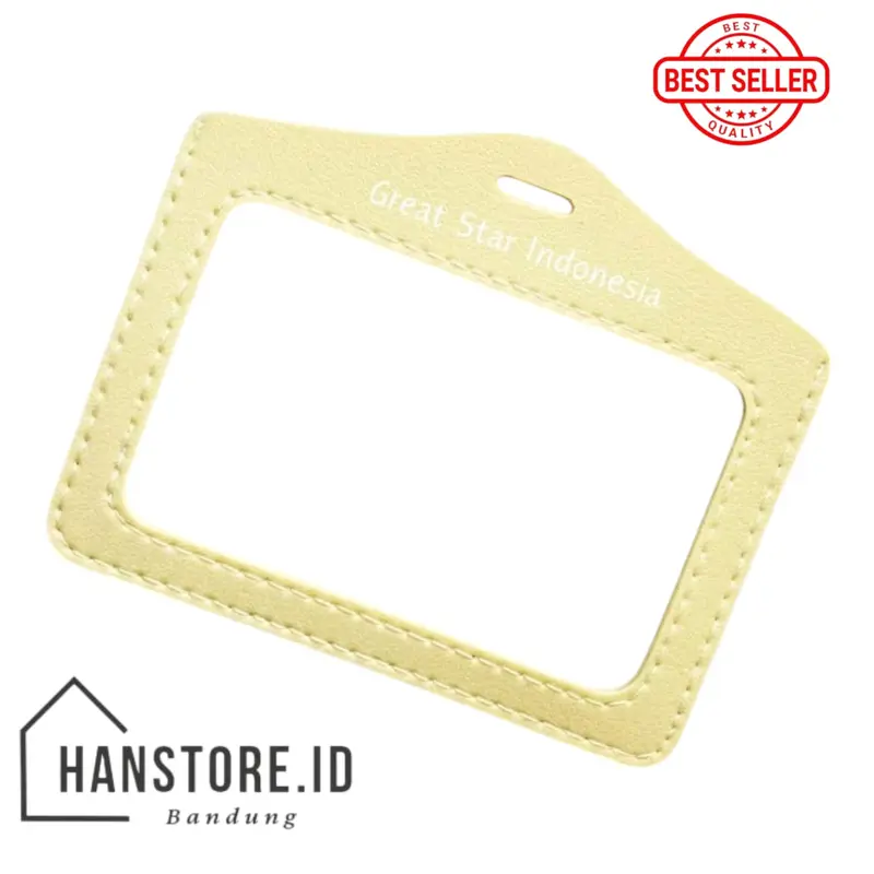 FRAME ID CARD LANDSCAPE / ID CARD HOLDER KULIT DOUBLE SIDE MIKA LANDSCAPE 6