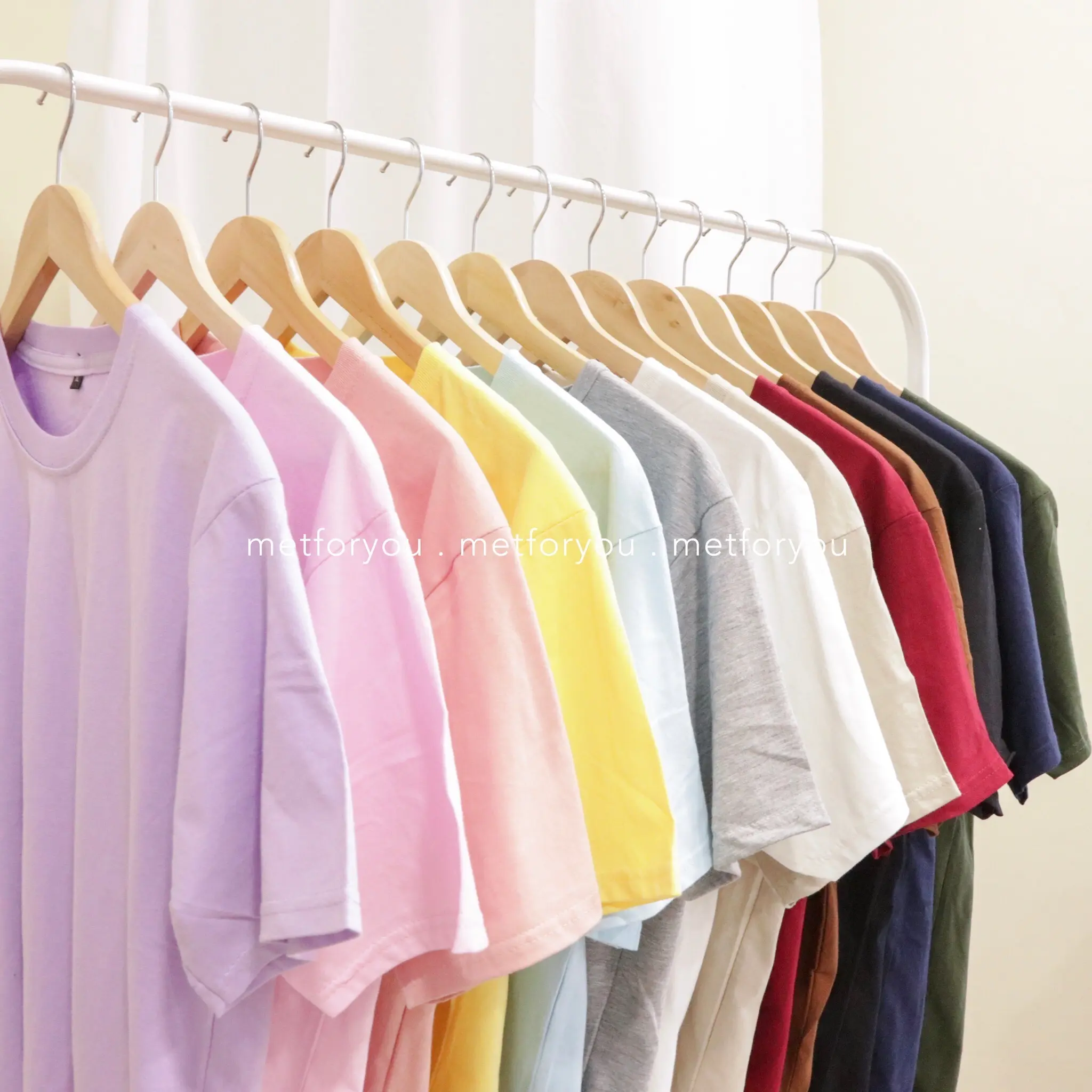 METFORYOU 16 WARNA BASIC COLLECTION Kaos Polos Katun Wanita| KAOS WANITA KATUN | KAOS WANITA O NECK