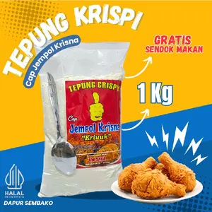 [1 KG] Tepung Bumbu Krispy Cap Jempol Krisna Kemasan 1 kg
