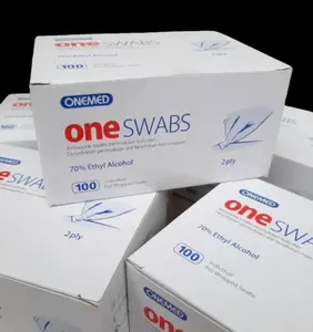 Oneswabs Tisu Alkohol Swab 2ply ONEMED Isi 100pcs Tissue Alcohol Swab Kapas Alkohol One Swabs