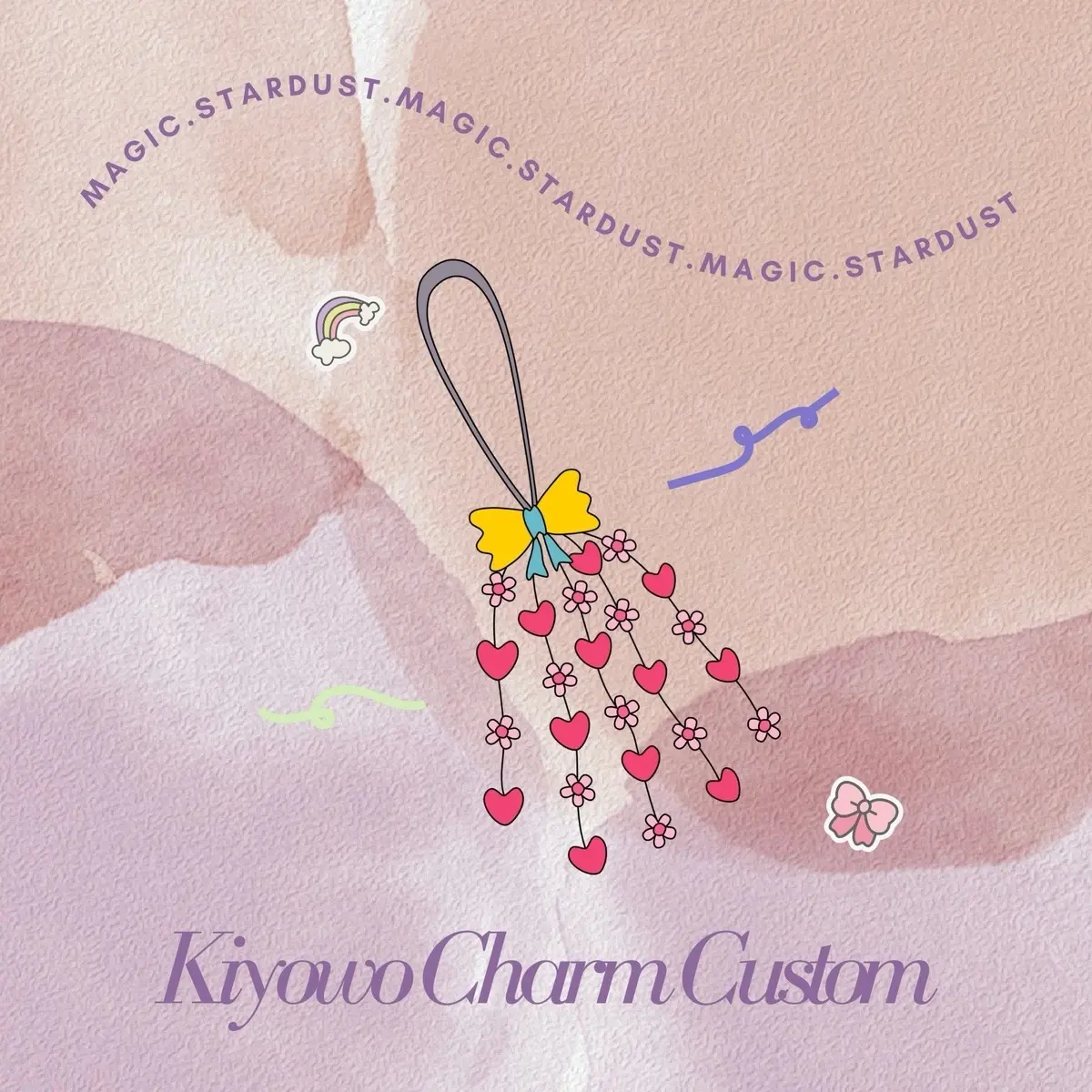 charm keychain custom made