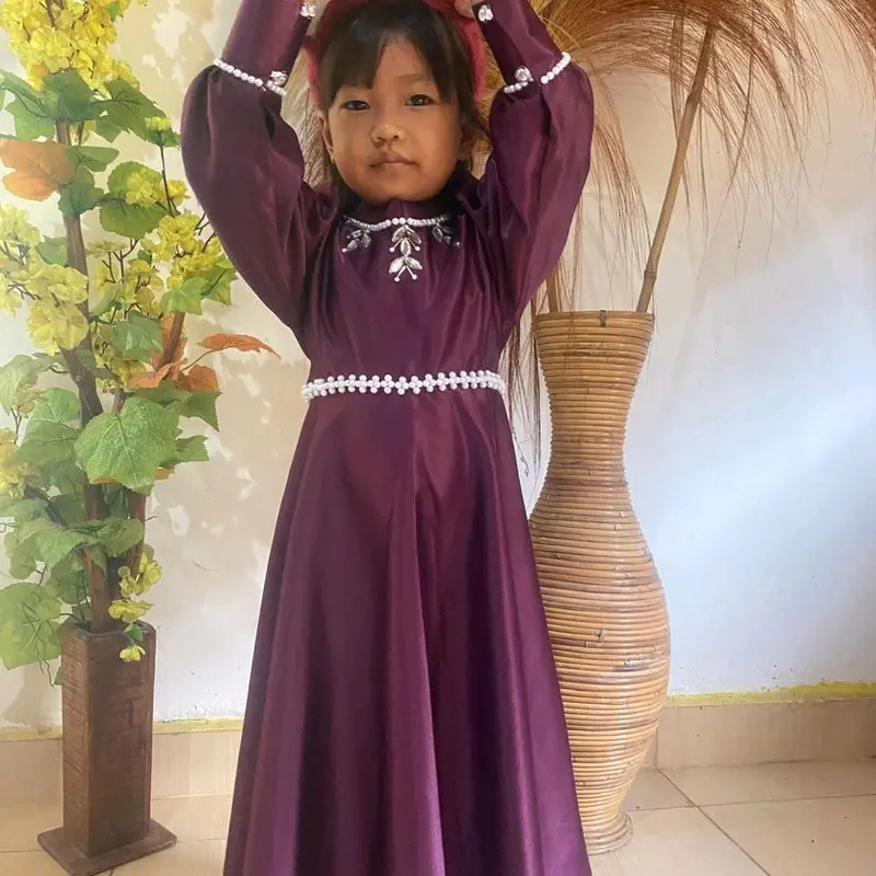 bella dress anak anak gamis anak klok mayung,baju couple,baju lebaran,baju kondangan anak perempuan Muslim Syari Pesta Wanita Ibu Remaja Mewah Cantik Nyaman Panjang Gaun Cewek 5
