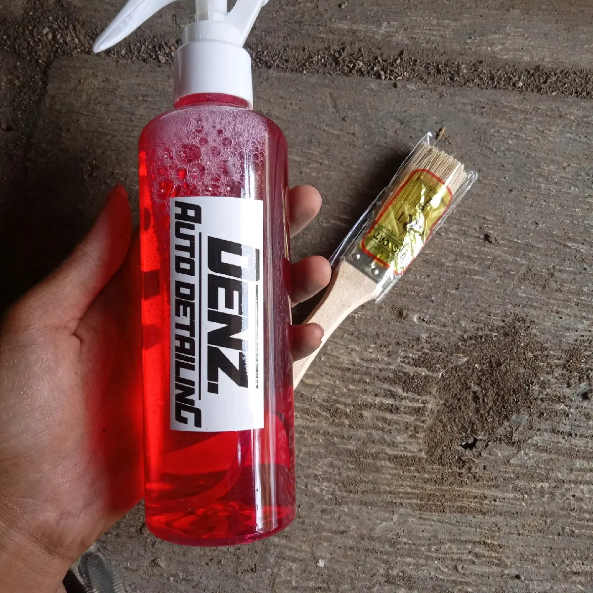 denz autodetailng pembersih motor