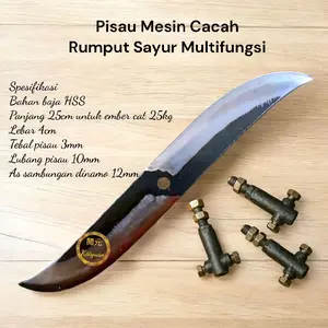 Pisau mesin cacah rumput sayur untuk pakan ternak
