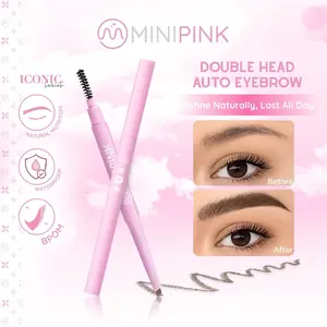 MINIPINK Double Head Auto Eyebrow Pencil Waterproof Long Lasting Pensil Alis Tahan Air - MP008