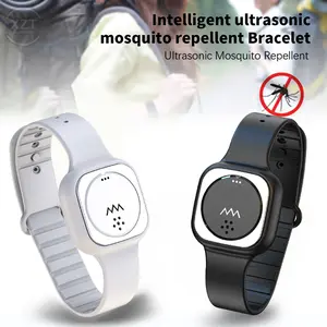 Ultrasonic Outdoor Mosquito Repellent Mosquito Killer Bracelet USB Rechargeable Ultrason Anti-mosquito Bracelet Watch For Garden