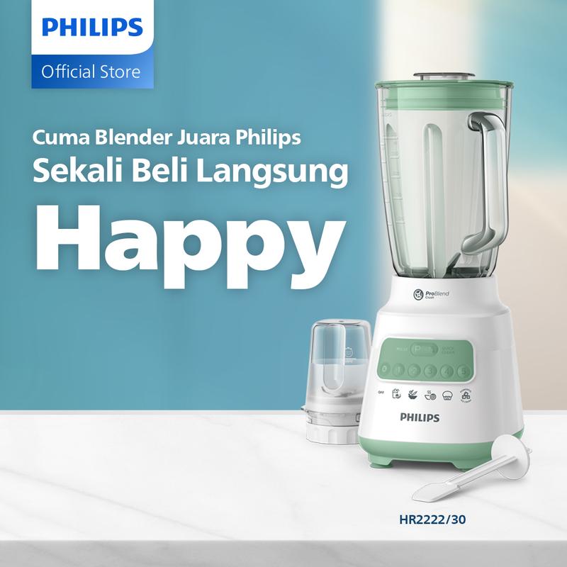 Philips Blender 5000 Series 2L Glass - HR2222/00, blender juicer, blender serbaguna, blender terbaik, blender bumbu philips 3