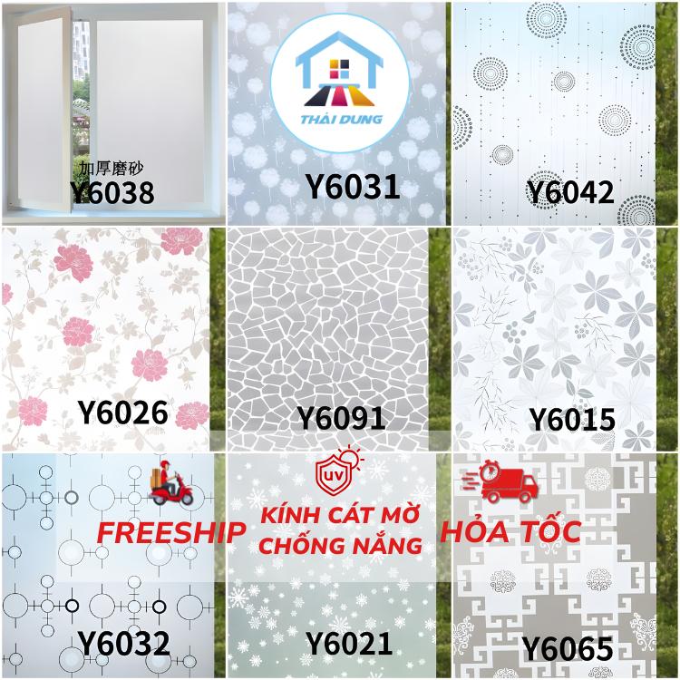 Decal dán kính mờ 3mét x60cm chống nhìn trộm, giấy dán kính văn phòng, cửa sổ, phòng ngủ rẻ, Đẹp (HCM)