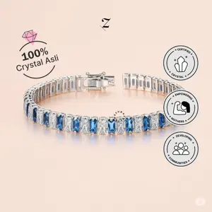 (SPECIAL LIVE) - Arctic Sapphire Gleam Adjustable Copper Bracelet